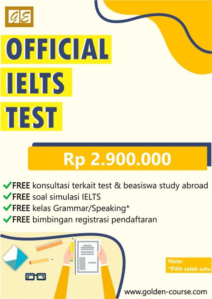 Penyedia Tes IELTS di Area Depok - WA 0816 262 792