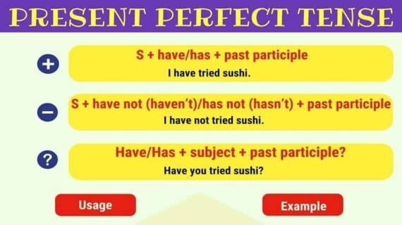 present perfect tense