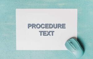 procedure text