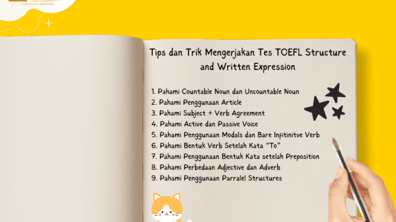 tips mengerjakan toefl structure and written expression