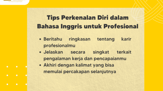 perkenalan diri dalam bahasa inggris