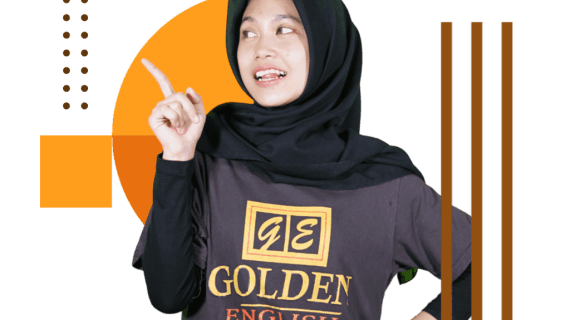 Perempuan menunjukan benefit dari golden english