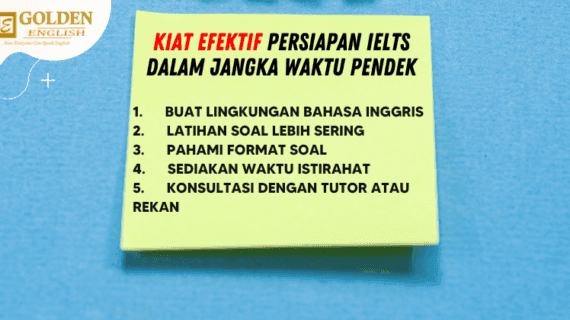 Kiat Efektif Persiapan IELTS dalam Jangka Waktu Pendek