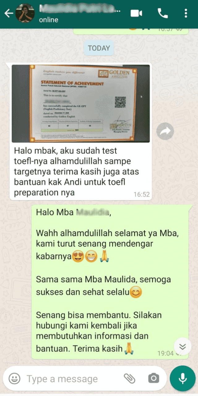 testimoni tes toefl