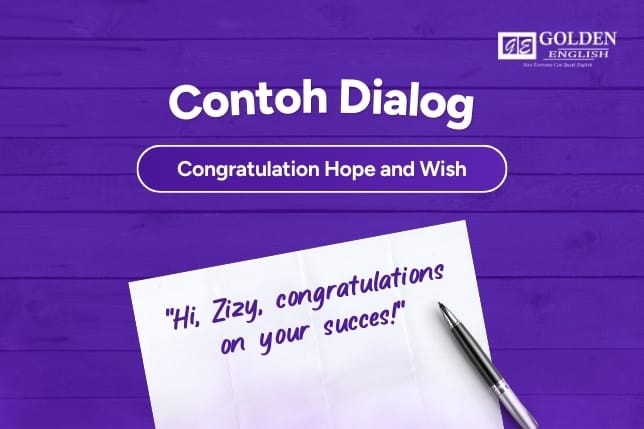 contoh dialog congratulation hope and wish 