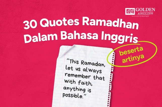 Quotes Ramadan dalam Bahasa Inggris