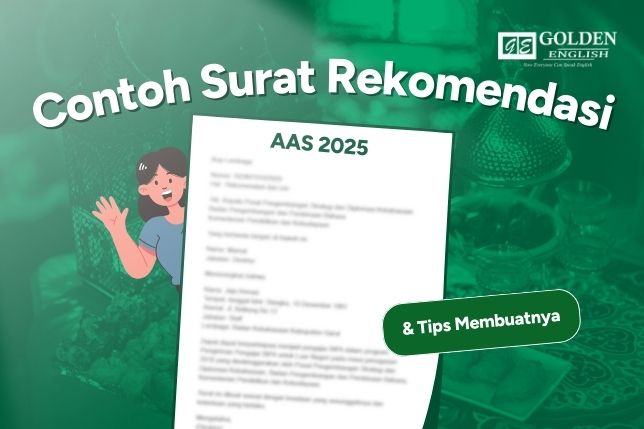 Contoh Surat Rekomendasi AAS 2025 dan Tips Membuatnya