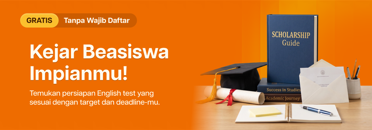 Konsultasi gratis persiapan tes Bahasa Inggris untuk beasiswa