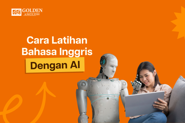 ilustrasi latihan bahasa inggris dengan ai