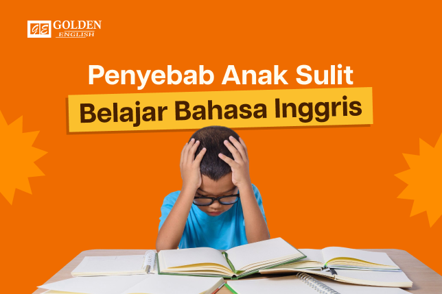 ilustrasi anak sulit belajar bahasa inggris