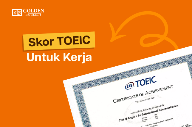 ilustrasi skor toeic untuk kerja