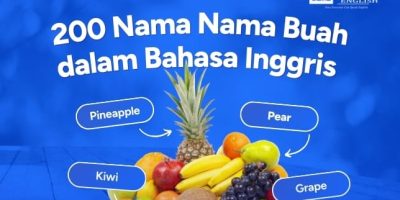 Nama Buah dalam Bahasa Inggris